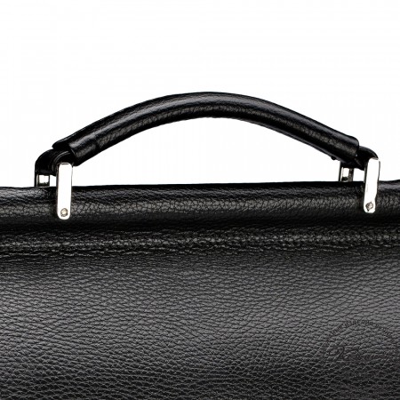 Кожаный портфель "Руби" (чёрный)